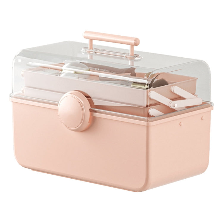 Cosmetics Storage Box Plastic Anti -Dust Transparent Desktop Medicine Box My Store