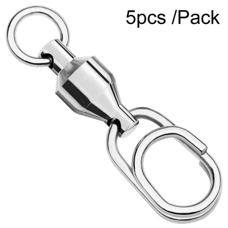 5pcs /Pack PROBEROS DAC006 Lure Baits 8-Type Rings Connector High-Speed Bearing Swivel Oval Pin Fishing Gear Accessories