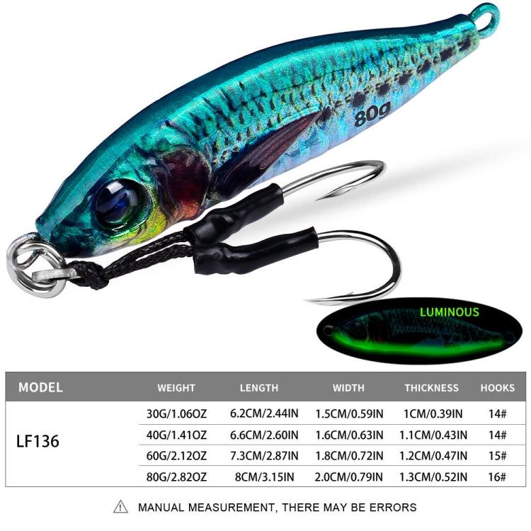 PROBEROS  LF136 Fishing Lure 3D Spray Painted Imitation Bait Long Casting Freshwater Fishing Warbler Bass Leader Lure