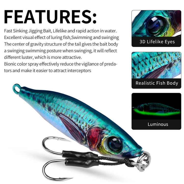 PROBEROS  LF136 Fishing Lure 3D Spray Painted Imitation Bait Long Casting Freshwater Fishing Warbler Bass Leader Lure