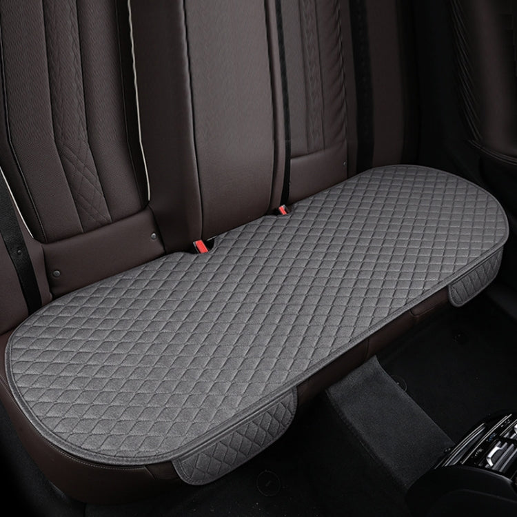 Non-Slip Rhombus Imitation Linen Car Seat Cushion ÎҵÄÉ̵ê