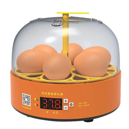 6-Eggs Small Household Experimental Children Smart Chicken Incubators, Spec: Manual US Plug-Reluova