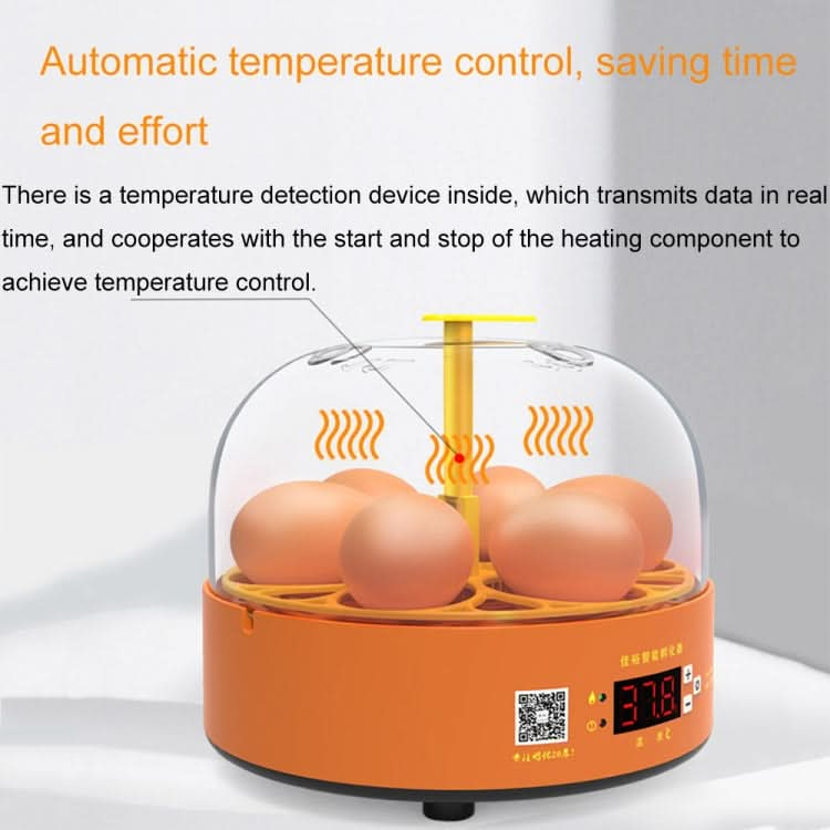 6-Eggs Small Household Experimental Children Smart Chicken Incubators, Spec: Automatic AU Plug-Reluova