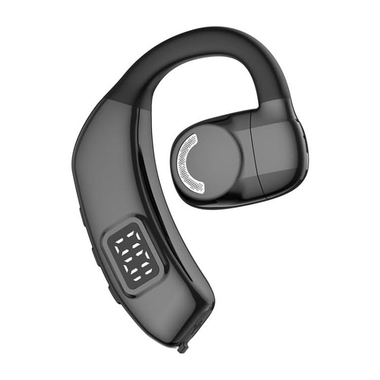 Bluetooth Headset Digital Display Hanging Ear OWS Stereo Sports Earbuds