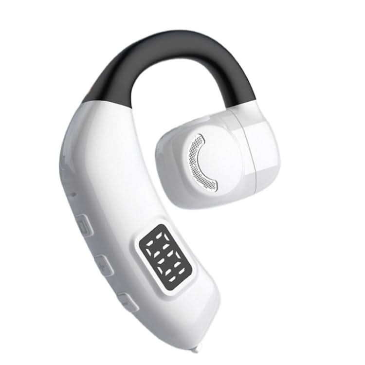 Bluetooth Headset Digital Display Hanging Ear OWS Stereo Sports Earbuds