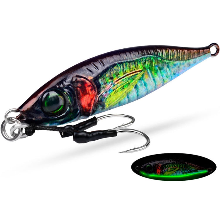 PROBEROS LF137 3D Spray Painted Bionic Lure Warp Bass Leader Fish Long Casting Freshwater Sea Luminous Fishing Bait Reluova