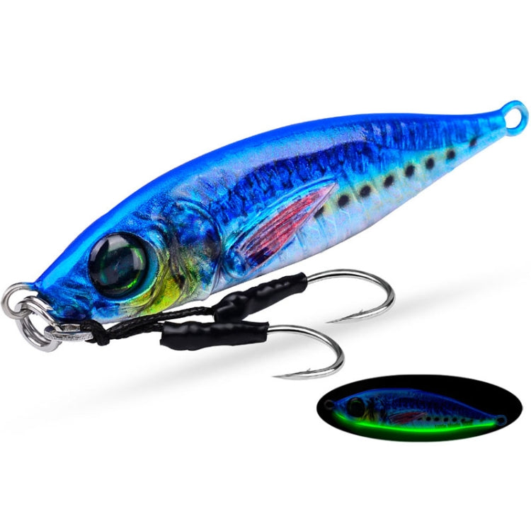 PROBEROS LF137 3D Spray Painted Bionic Lure Warp Bass Leader Fish Long Casting Freshwater Sea Luminous Fishing Bait