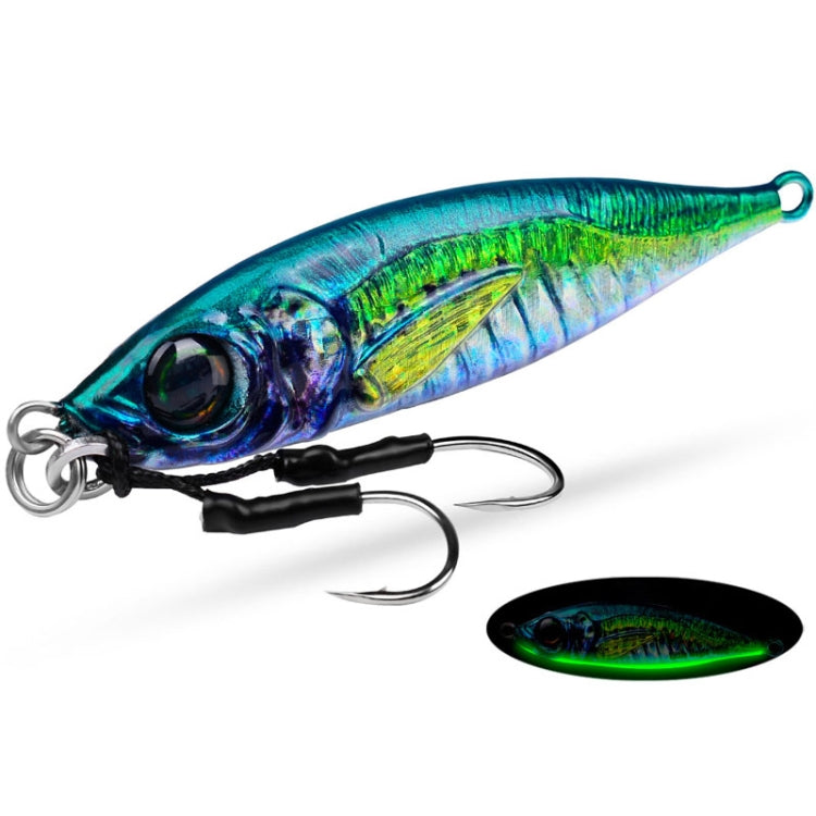 PROBEROS LF137 3D Spray Painted Bionic Lure Warp Bass Leader Fish Long Casting Freshwater Sea Luminous Fishing Bait Reluova