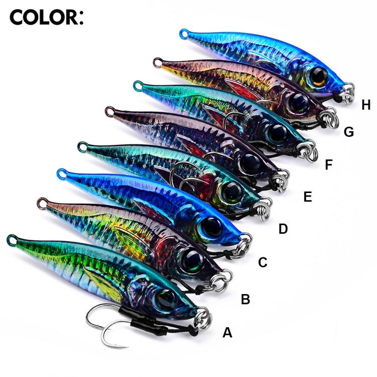 PROBEROS LF137 3D Spray Painted Bionic Lure Warp Bass Leader Fish Long Casting Freshwater Sea Luminous Fishing Bait Reluova