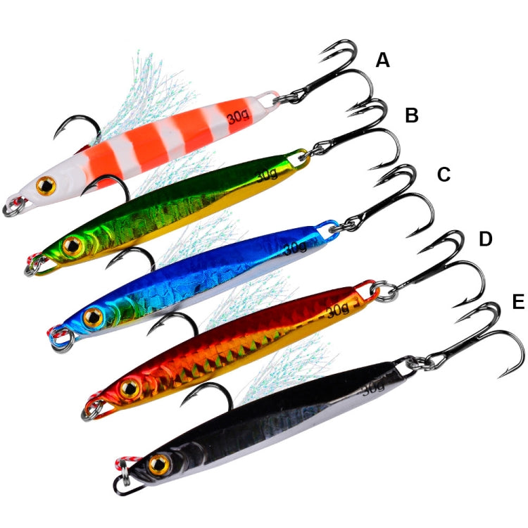 PROBEROS LF128 Long Casting Lure Iron Plate Lead Fish Freshwater Sea Fishing Warp Bass Metal Sequins Baits Reluova