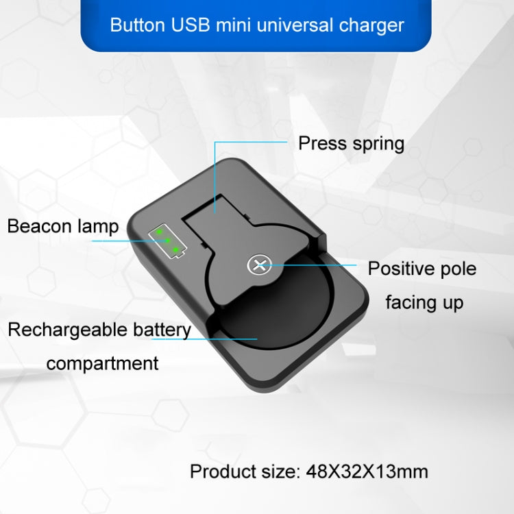 4.2V LIR2032/2450 Button Battery Universal Charger Reluova