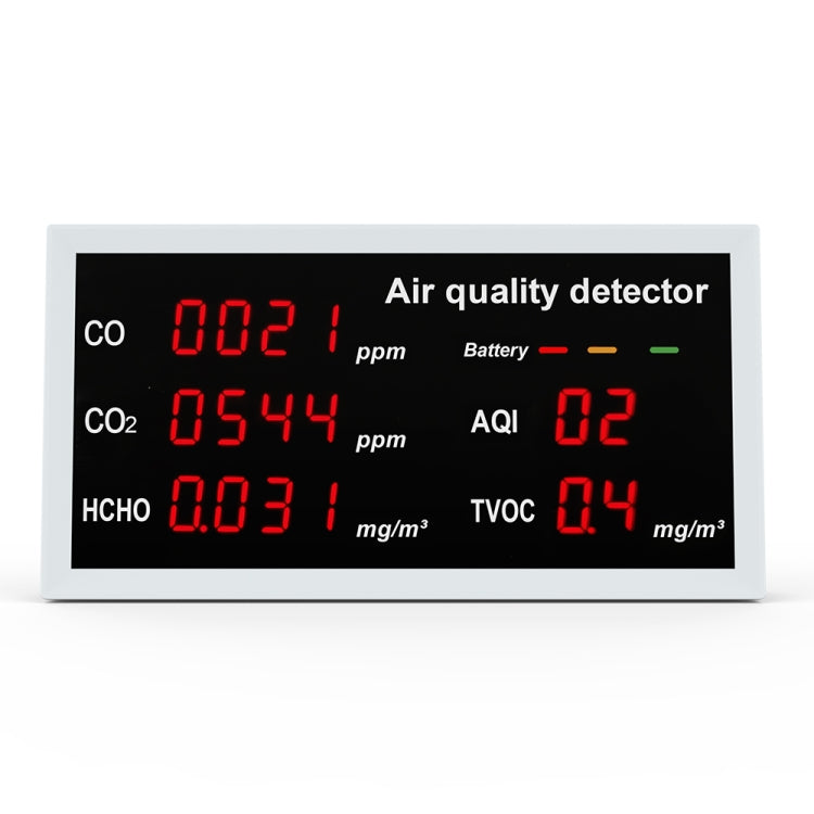 5-in-1 Indoor Home Portable Air Monitor TVOC Formaldehyde Detector Reluova