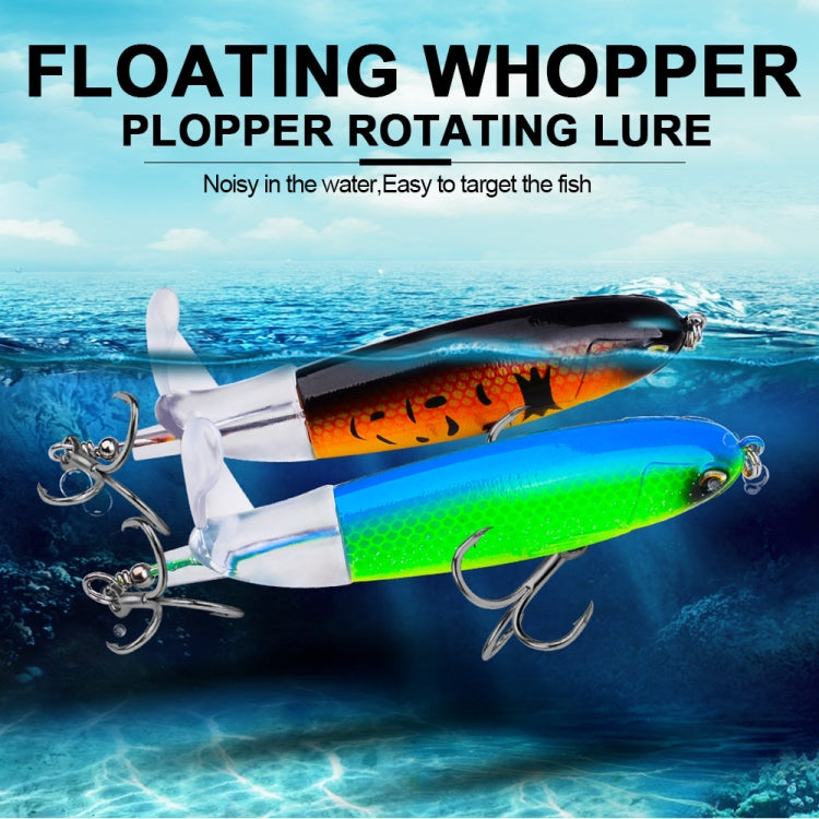 PROBEROS DW601 360 Degree Rotating Propeller Lures Topwater Tethered Tractor Floating Fake Fish Bait