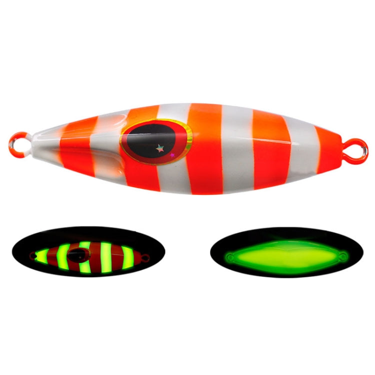 PROBEROS LF124 Deep Sea Iron Plate Lead Fish Fishing Lure Slow Sinking Rocking Luminous Boat Fishing Bait