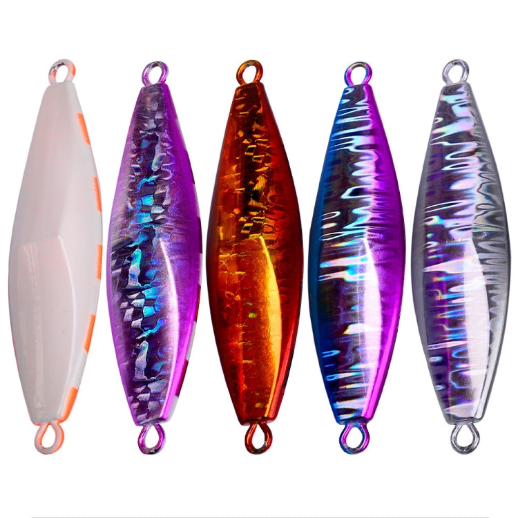 PROBEROS LF124 Deep Sea Iron Plate Lead Fish Fishing Lure Slow Sinking Rocking Luminous Boat Fishing Bait