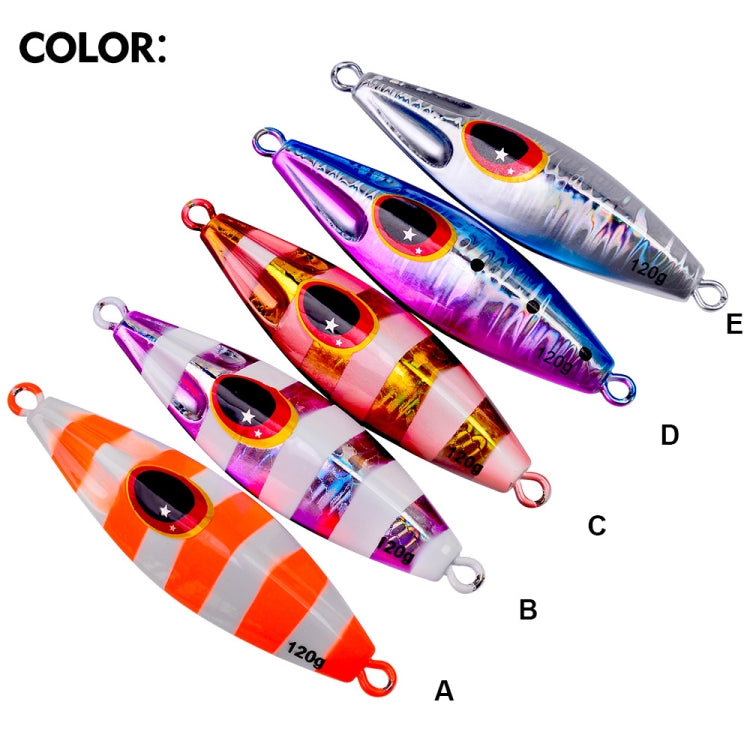 PROBEROS LF124 Deep Sea Iron Plate Lead Fish Fishing Lure Slow Sinking Rocking Luminous Boat Fishing Bait