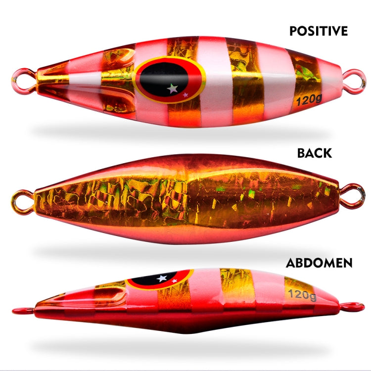 PROBEROS LF124 Deep Sea Iron Plate Lead Fish Fishing Lure Slow Sinking Rocking Luminous Boat Fishing Bait Reluova