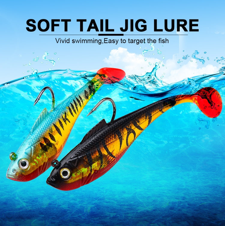 PROBEROS DW6085 Sea Bass Leadfish Soft Lure T-Tail Software Baits Sea Fishing Boat Fishing Bionic Lures