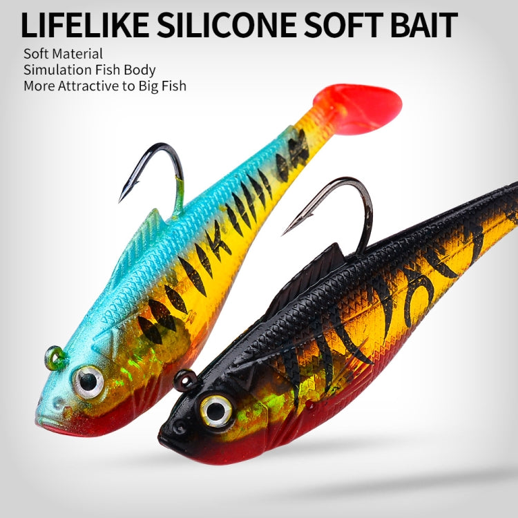 PROBEROS DW6085 Sea Bass Leadfish Soft Lure T-Tail Software Baits Sea Fishing Boat Fishing Bionic Lures Reluova