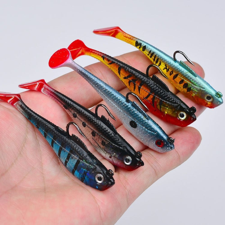 PROBEROS DW6085 Sea Bass Leadfish Soft Lure T-Tail Software Baits Sea Fishing Boat Fishing Bionic Lures