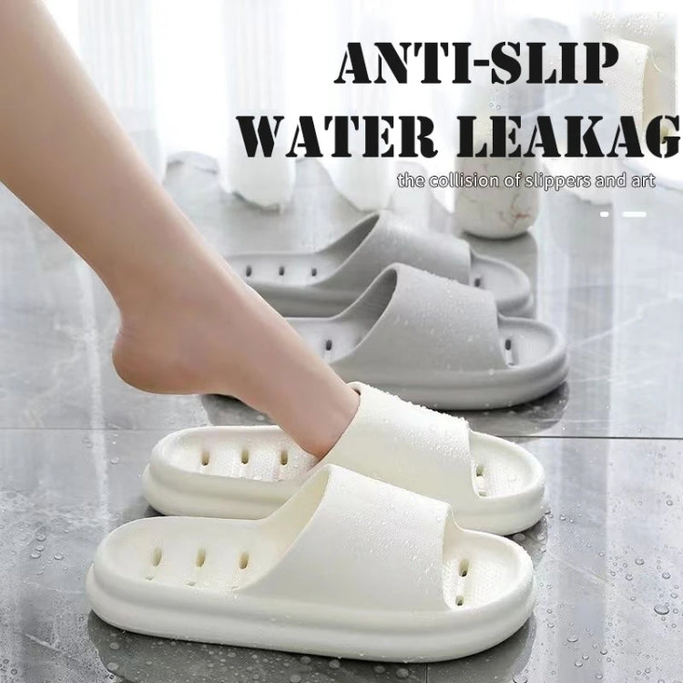 Bathroom Shower Slippers Non-slip Hollow Quick-drying Thick-soled Flip Flops My Store