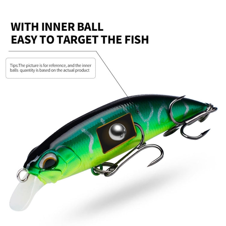 PROBEROS DW605 Sinking Minnow Lure Bionic Plastic Fake Bait Freshwater Sea Bass Fishing Hard Baits