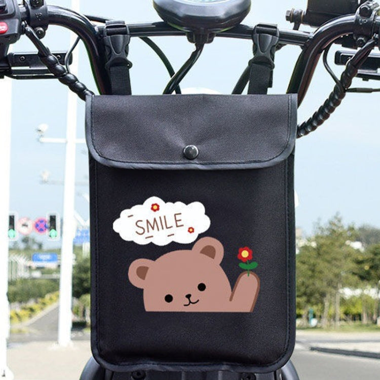 Electric Vehicle Portable Hanging Bag Waterproof Bicycle Front Storage Bag Stroller Pocket Reluova