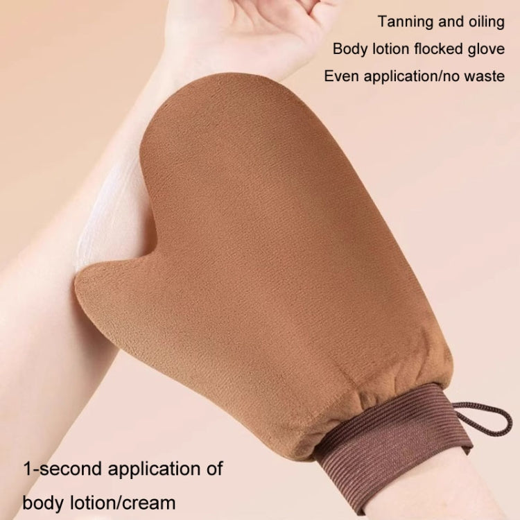 Anointing Gloves Quickly Rub Body Lotion Tool Apply Sunscreen Essential Oil Flocking Massage Gloves