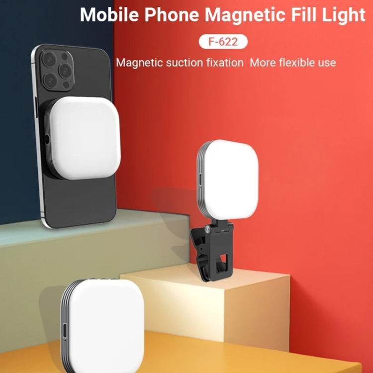 Mini Magnetic Fill Light Rechargeable Tri-Color Temperature Selfie Light Reluova