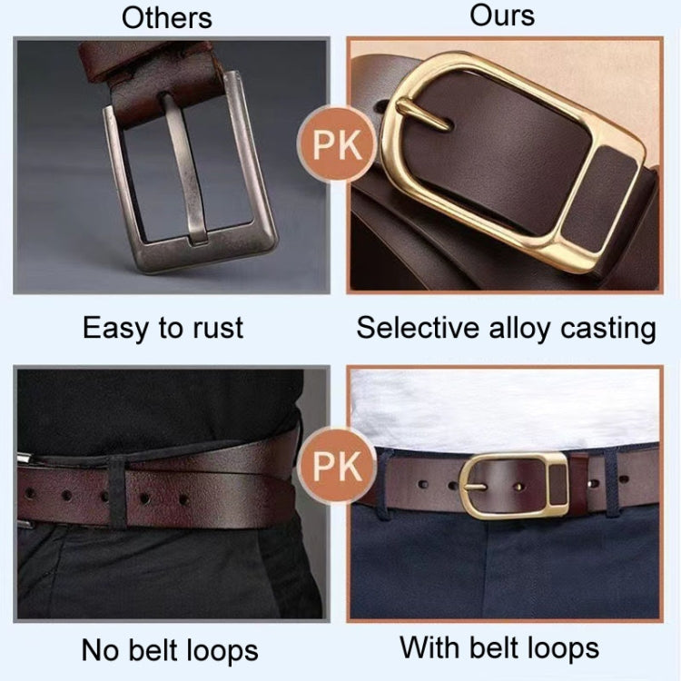 Dandali 120cm Mens Rubberized Pin Buckle Belt Casual Alloy Buckle Belt My Store