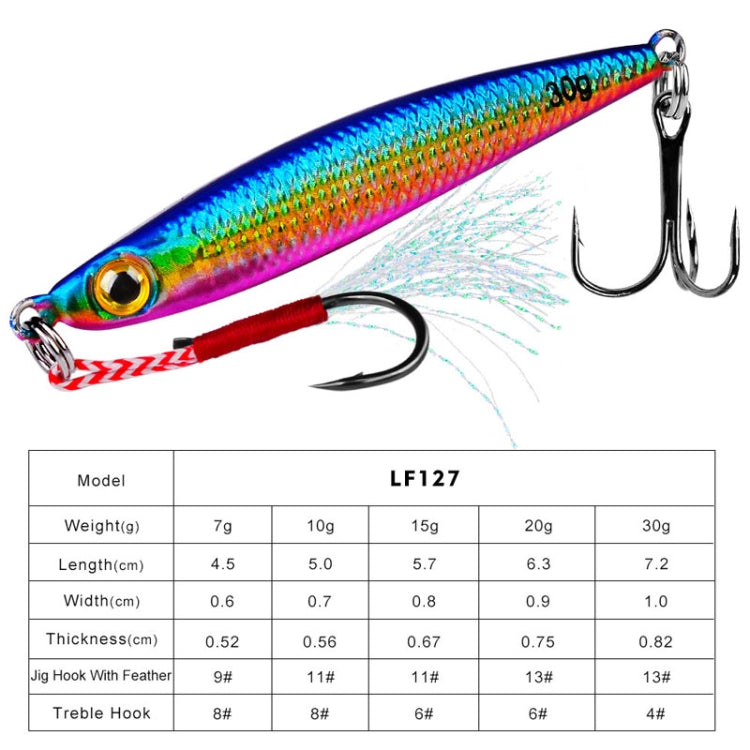 PROBEROS LF127 Long Casting Bait Small Leader Freshwater Sea Bass Fishing Warbler Spinnerbait Reluova