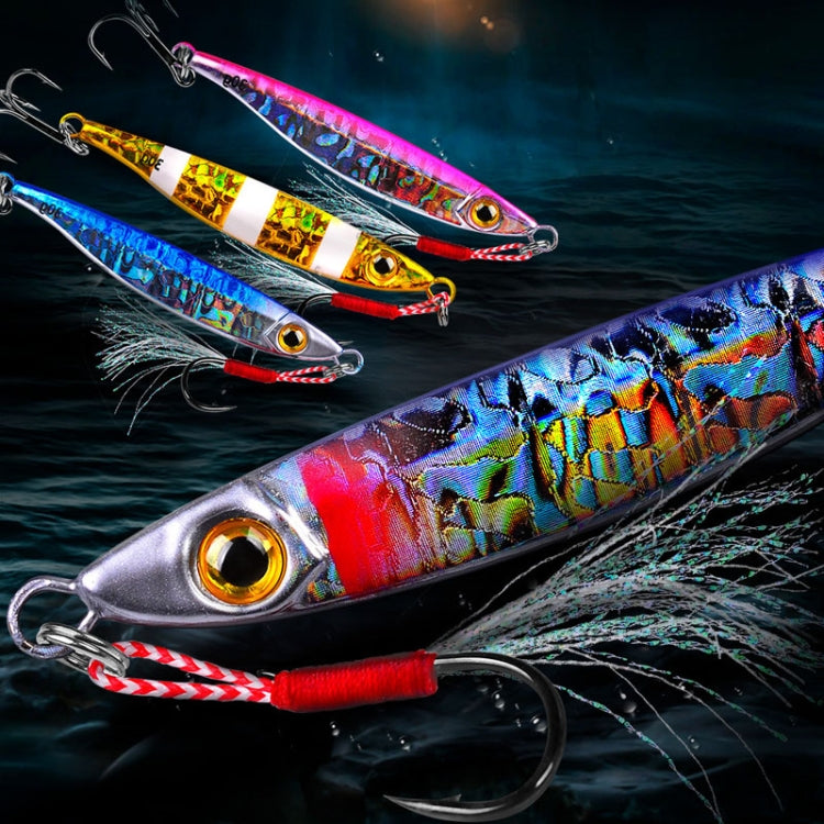 PROBEROS LF126 Long Casting Lead Fish Bait Freshwater Sea Fishing Fish Lures Sequins