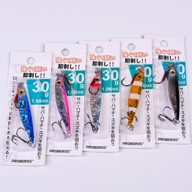 PROBEROS LF126 Long Casting Lead Fish Bait Freshwater Sea Fishing Fish Lures Sequins