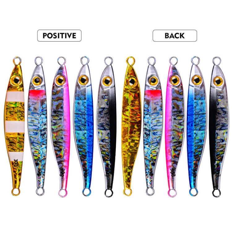 PROBEROS LF126 Long Casting Lead Fish Bait Freshwater Sea Fishing Fish Lures Sequins