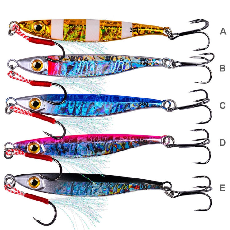 PROBEROS LF126 Long Casting Lead Fish Bait Freshwater Sea Fishing Fish Lures Sequins Reluova