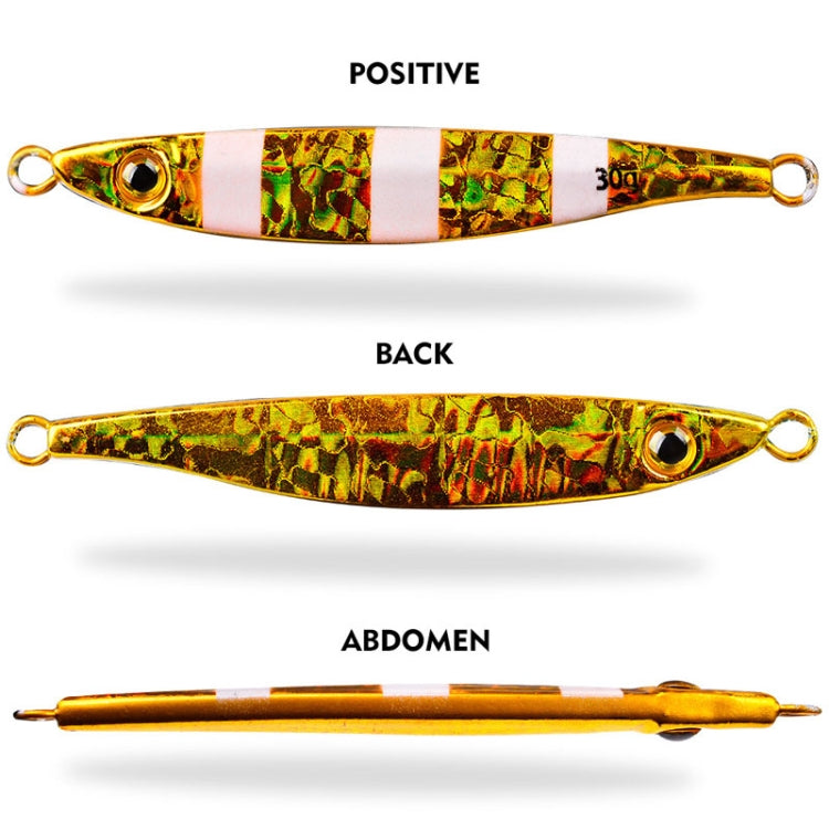 PROBEROS LF126 Long Casting Lead Fish Bait Freshwater Sea Fishing Fish Lures Sequins