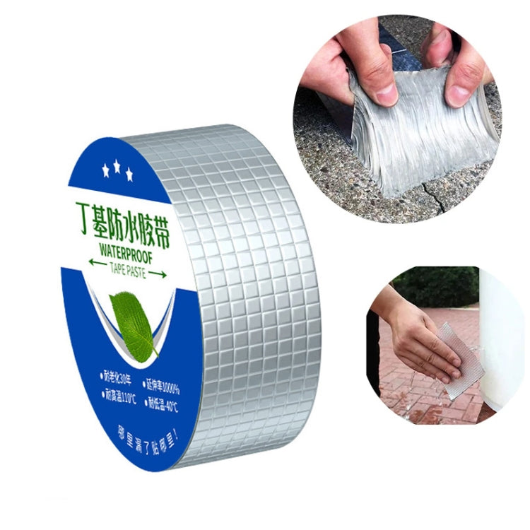 1.2mm Thickness Butyl Waterproof Tape Self-Adhesive Aluminum Foil Tape