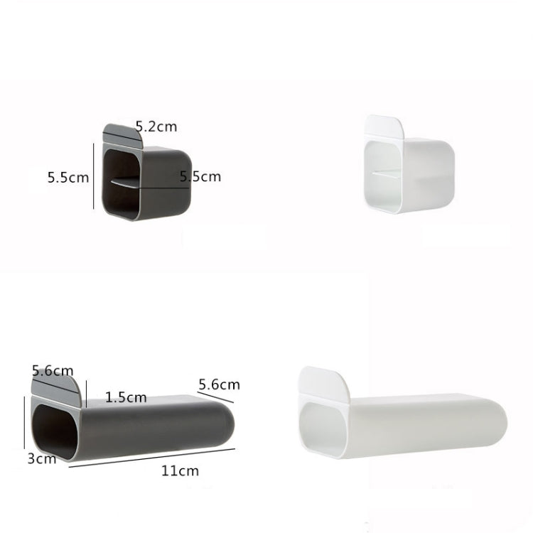 Desktop Computer Monitor Auxiliary Pen Holder Desk Adhesive Storage Box My Store