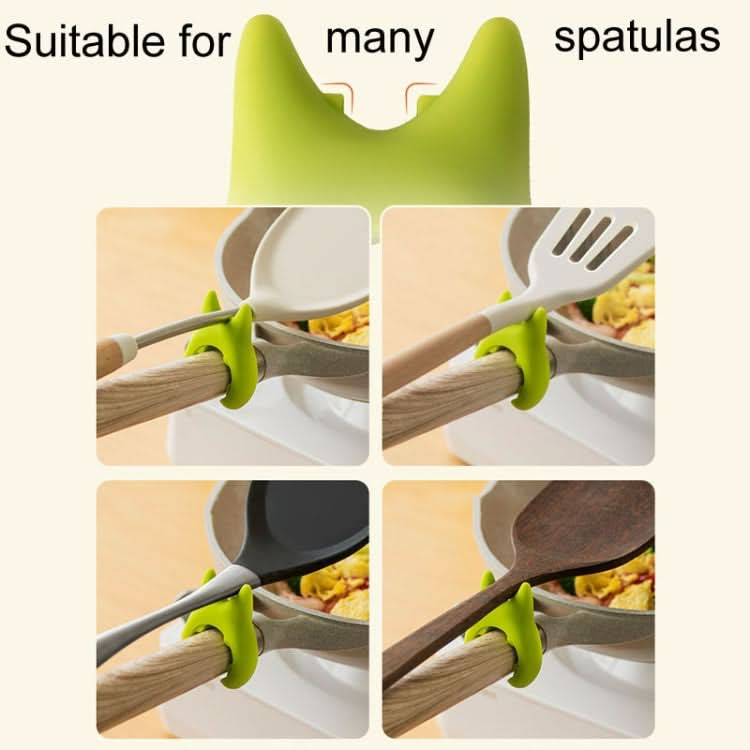 5pcs Kitchen Multifunctional Spatula Holder Household Spill Resistant Spoon Tray(Red)-Reluova