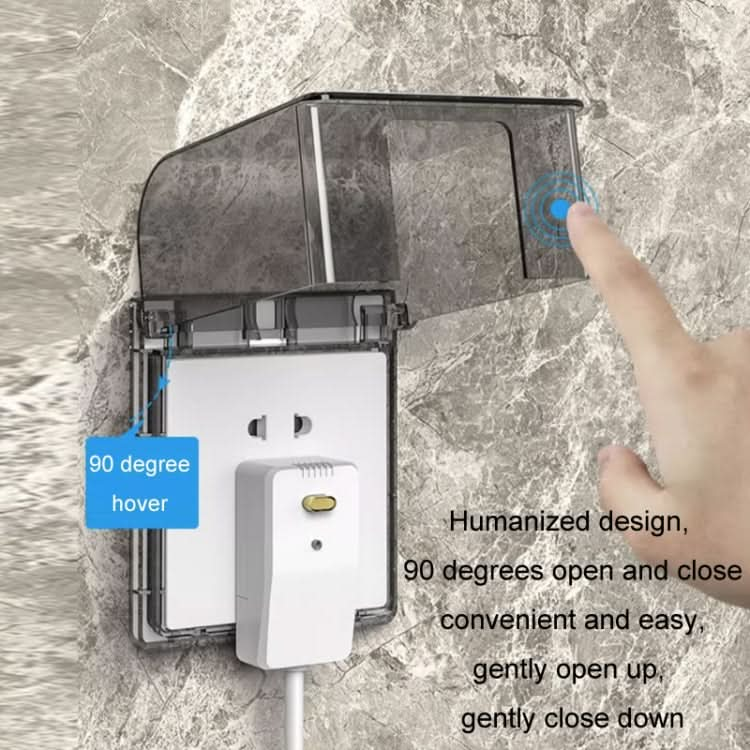 Self-adhesive Switch Socket Anti-leakage Protective Cover Waterproof Box