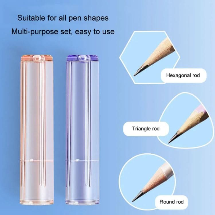 20pcs /Bag Transparent Pen Caps Pencil Sleeves Protective Pencil Tip Cap(Color Mixed)-Reluova