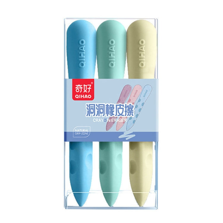 3pcs /Box QIHAO 8870 Cave Eraser For Elementary School Students No Trace No Chip Eraser My Store