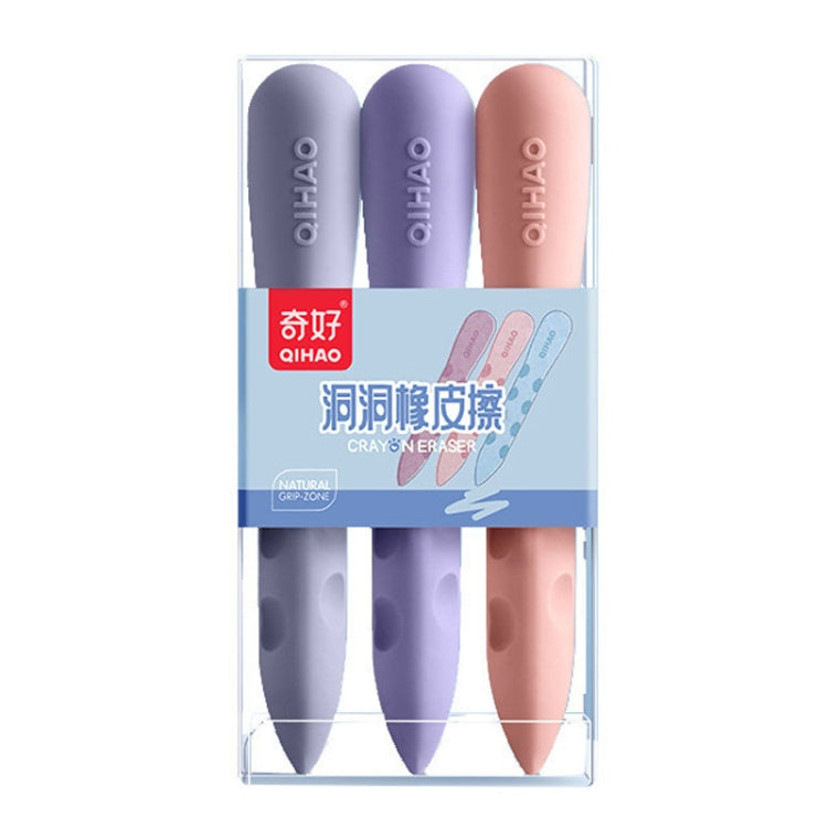 3pcs /Box QIHAO 8870 Cave Eraser For Elementary School Students No Trace No Chip Eraser My Store