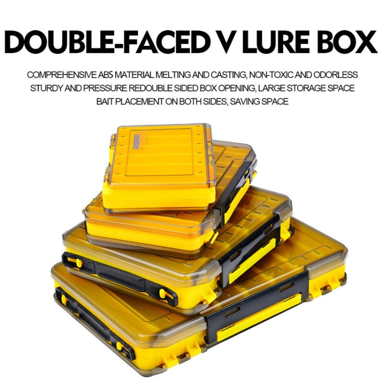 PROBEROS H1000 Double Sided Lure Box Handheld Double Layer Storage Case For Bait Accessories