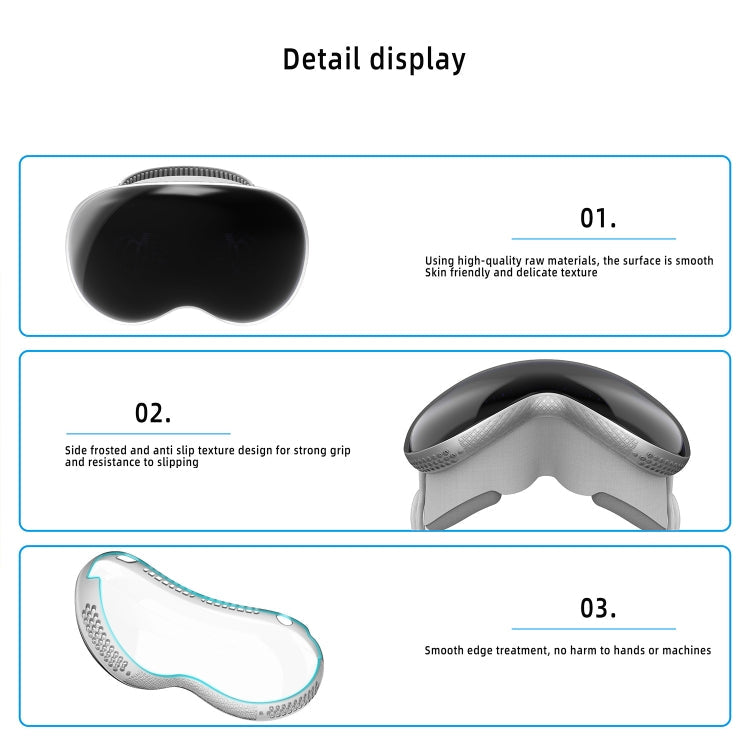 For Apple Vision Pro TPU Protective Case VR Glasses Accessories Reluova