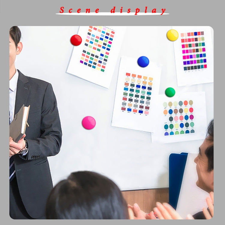 Round Colorful Conference Teaching Whiteboard Paper Magnetic Buckle My Store