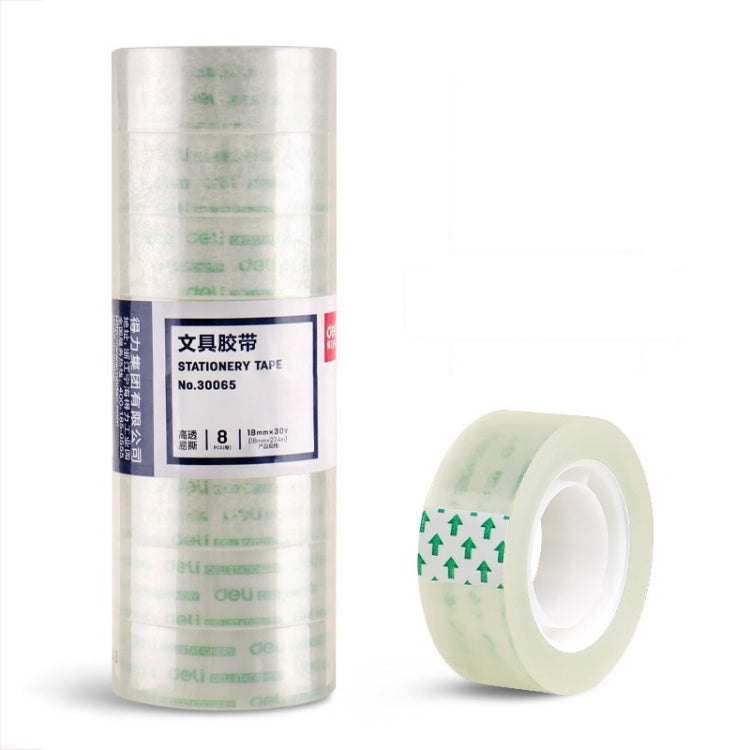 Deli Small High Viscosity Office Transparent Tape Student Stationery Tape