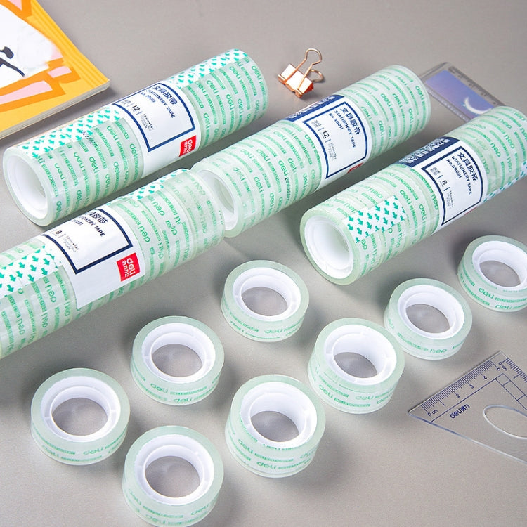 Deli Small High Viscosity Office Transparent Tape Student Stationery Tape My Store