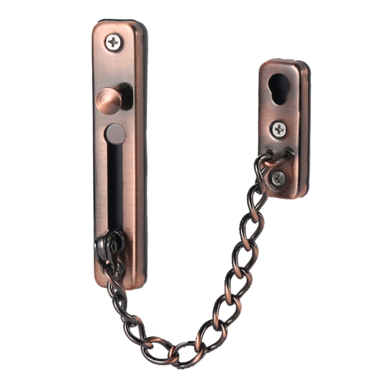 With Insurance Door Buckle Security Chain Anti-burglary Door Chain Latch Household Door Inside Reverse Lock Anti-burglary Buckle My Store