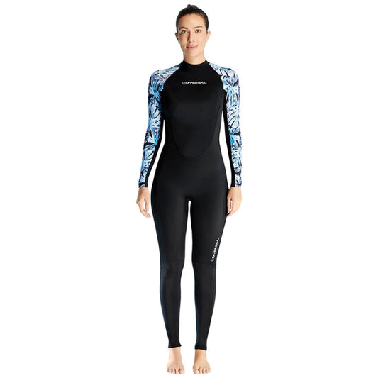 DIVE & SAIL Ladies Quick-Drying Sun Protection One-Piece Wetsuit Swimming And Surfing Snorkeling Suit